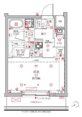 クレイシア三鷹の物件間取画像